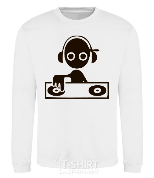 Sweatshirt DJ GIRL White фото