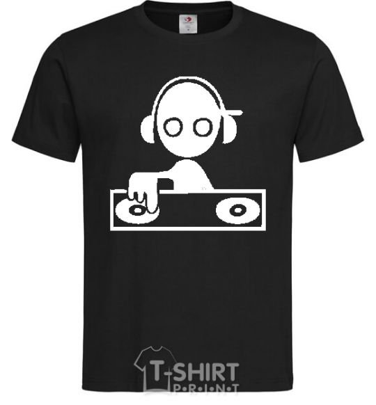 Men's T-Shirt DJ GIRL black фото