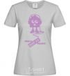 Women's T-shirt ONLY HOUSE MUSIC grey фото