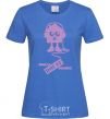 Women's T-shirt ONLY HOUSE MUSIC royal-blue фото