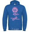 Men`s hoodie ONLY HOUSE MUSIC royal фото