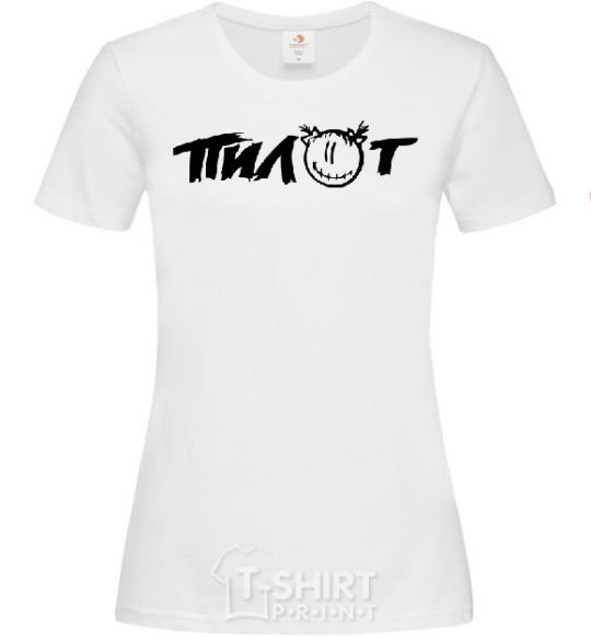 Women's T-shirt PILOT White фото