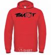 Men`s hoodie PILOT bright-red фото