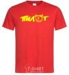 Men's T-Shirt PILOT red фото