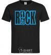 Men's T-Shirt ROCK with a guitar black фото