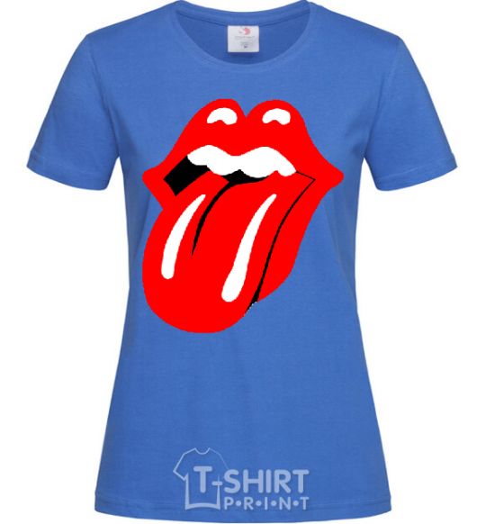 Women's T-shirt ROLLING STONES royal-blue фото