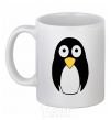 Ceramic mug POP-EYED PENGUIN White фото