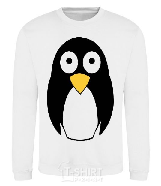 Sweatshirt POP-EYED PENGUIN White фото