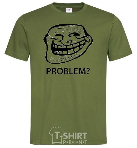Men's T-Shirt PROBLEM? millennial-khaki фото