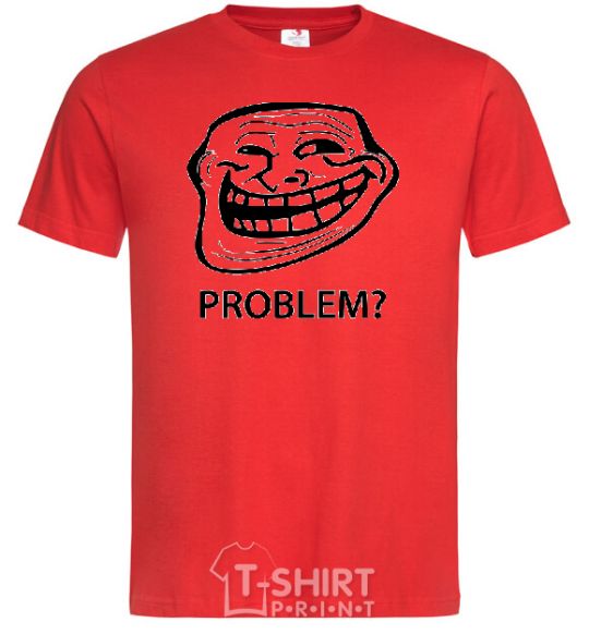 Men's T-Shirt PROBLEM? red фото