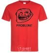 Men's T-Shirt PROBLEM? red фото