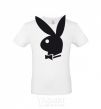 Men's T-Shirt PLAYBOY BUNNY White фото