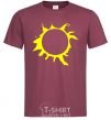 Men's T-Shirt КИНО burgundy фото