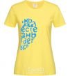 Women's T-shirt ... LIFE MAKES SENSE cornsilk фото