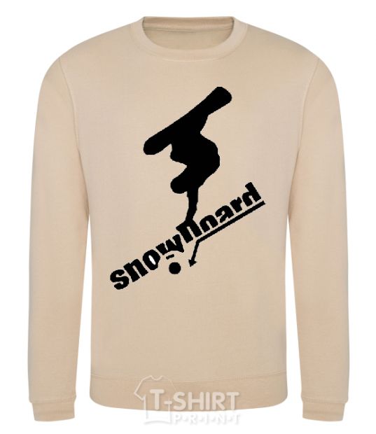 Sweatshirt SNOWBOARD x3mal sand фото
