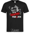 Men's T-Shirt DANGER! FISHMAN black фото