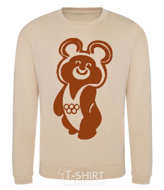 Sweatshirt Olympic bear sand фото