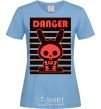 Women's T-shirt DANGER RABBIT sky-blue фото