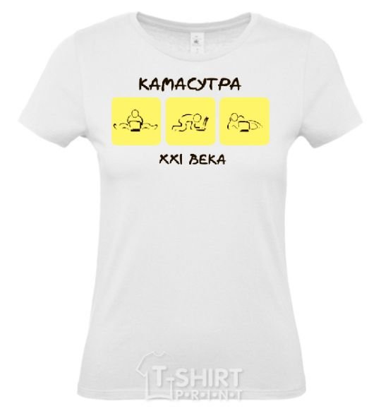 Women's T-shirt KAMASUTRA OF THE XX CENTURY White фото