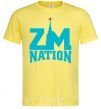 Мужская футболка ZM NATION Лимонный фото