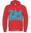Men`s hoodie ZM NATION bright-red фото