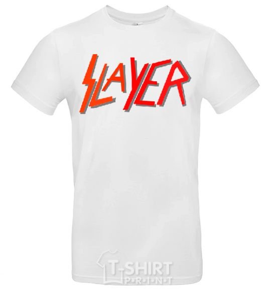 Мужская футболка SLAYER Белый фото