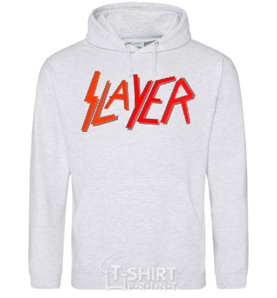 Men`s hoodie SLAYER sport-grey фото