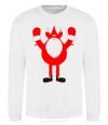 Sweatshirt SANTA HANDS OFF White фото