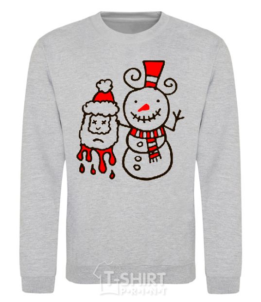 Sweatshirt BLOODY SNOWMAN sport-grey фото