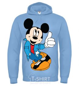 Men`s hoodie Love snake boy sport-grey фото