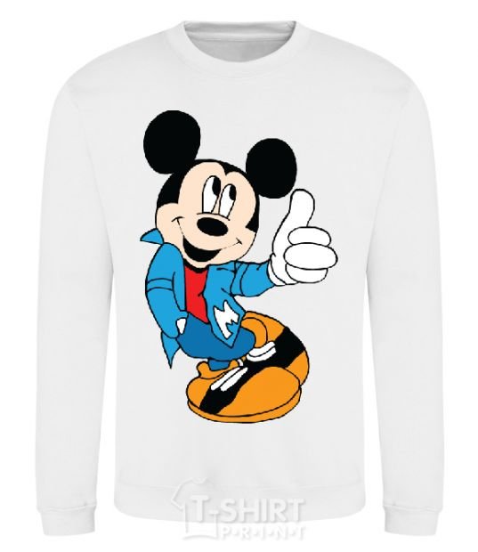 Sweatshirt HAPPY MICKEY White фото