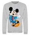 Sweatshirt HAPPY MICKEY sport-grey фото