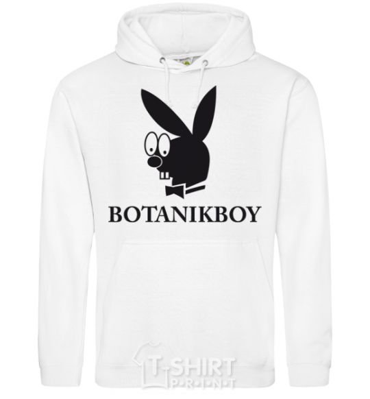 Men`s hoodie BOTANIKBOY White фото