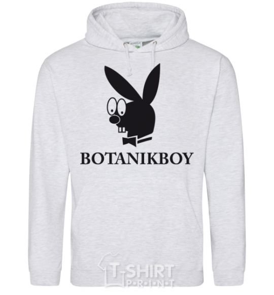 Men`s hoodie BOTANIKBOY sport-grey фото