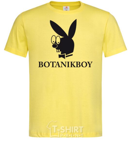 Мужская футболка BOTANIKBOY Лимонный фото
