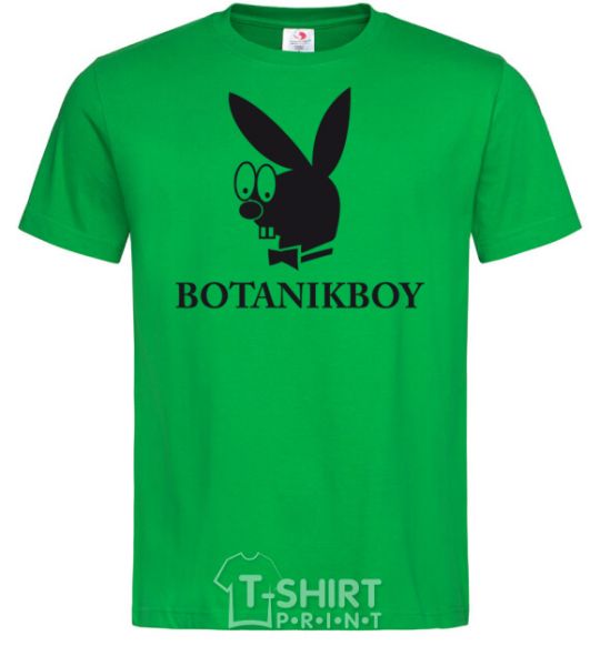 Мужская футболка BOTANIKBOY Зеленый фото