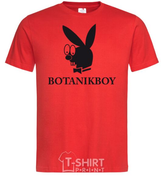 Men's T-Shirt BOTANIKBOY red фото