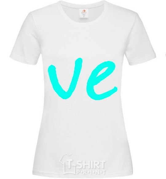Женская футболка VE Белый фото