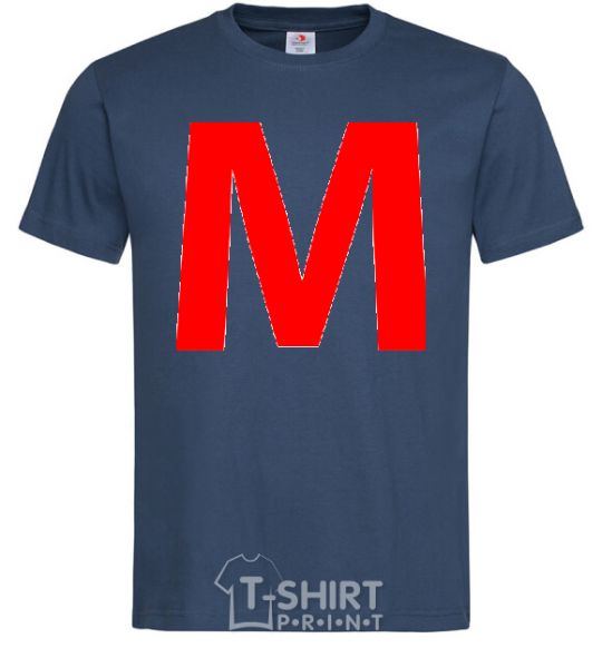 Men's T-Shirt WE - The letter W navy-blue фото