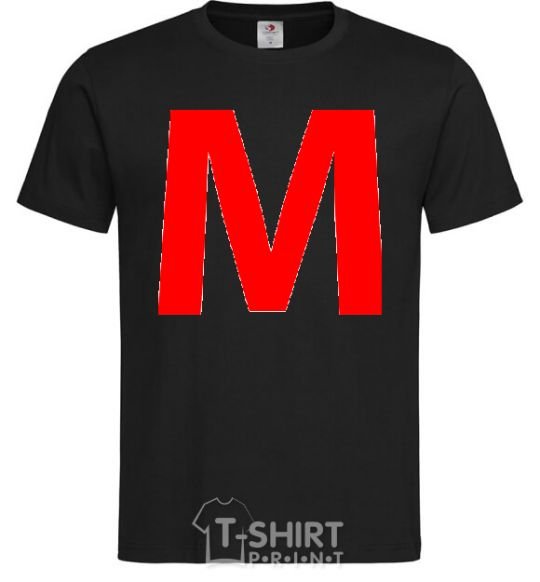 Men's T-Shirt WE - The letter W black фото