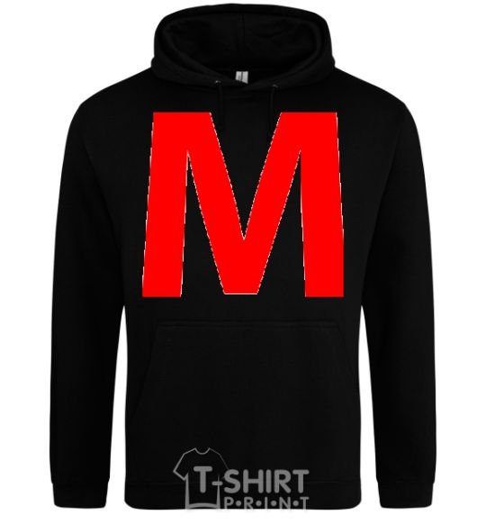 Men`s hoodie WE - The letter W black фото
