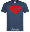 Men's T-Shirt SUPERMAN RED navy-blue фото