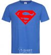 Men's T-Shirt SUPERMAN RED royal-blue фото