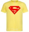 Men's T-Shirt SUPERMAN RED cornsilk фото