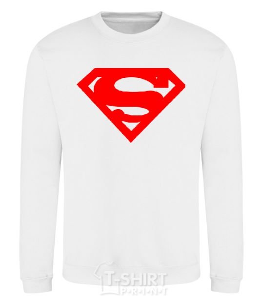 Sweatshirt SUPERMAN RED White фото