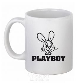 Чашка керамическая ЗАЯЦ Белый фото