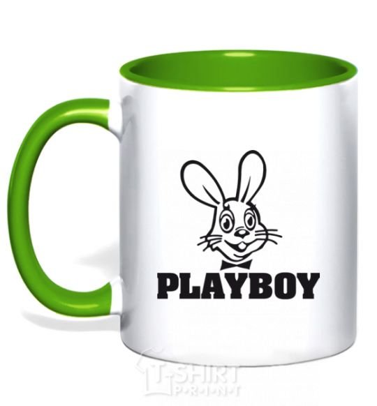 Mug with a colored handle HORN kelly-green фото
