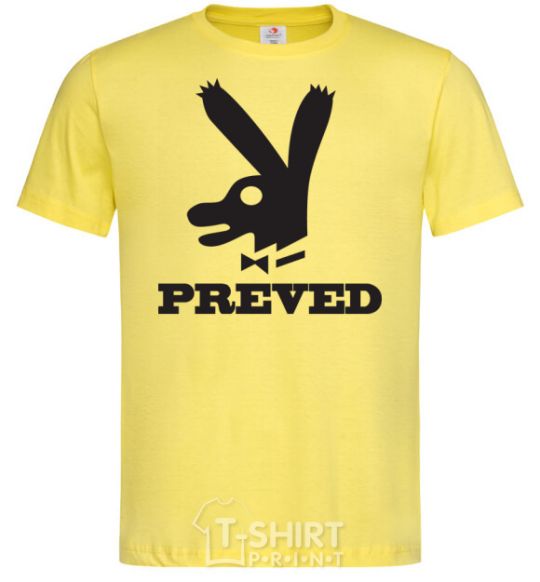 Men's T-Shirt PREVED cornsilk фото