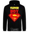 Men`s hoodie SUPER BOY black фото