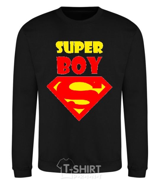 Sweatshirt SUPER BOY black фото